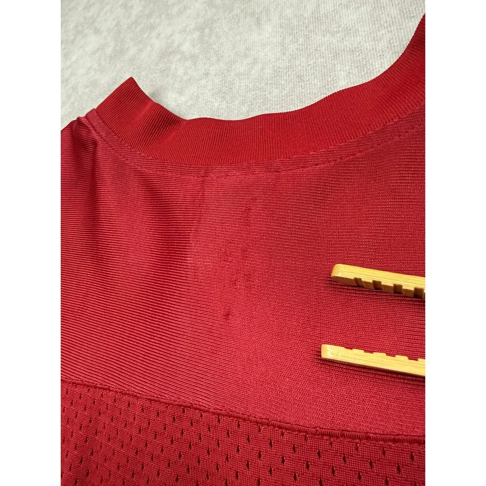 VTG Y2K Nike USC Trojans Jersey Kid L Red Gold Number 2 Football Mesh Shirt NCAA